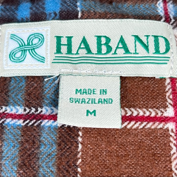 Haband Men’s Flannel Lined Heavyweight Shirt Shacket Medium Like New - Picture 10 of 14